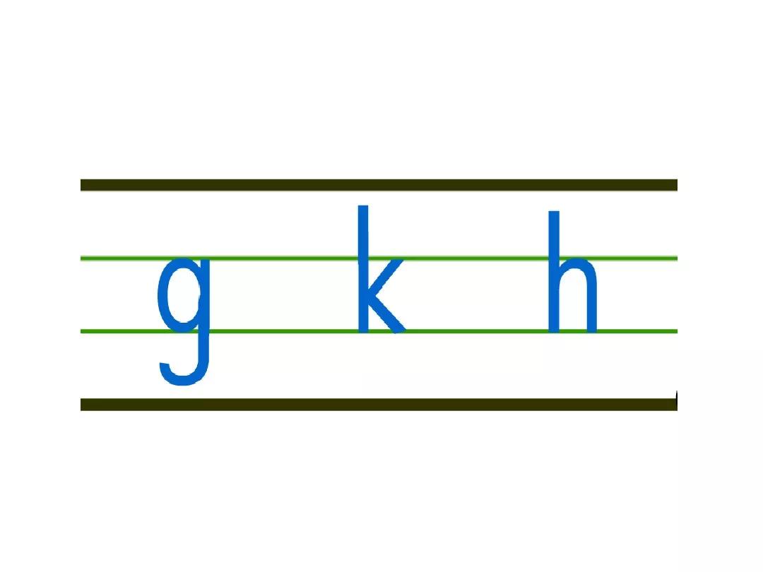 部编版一年级语文上册汉语拼音5gkh图文讲解知识点梳理