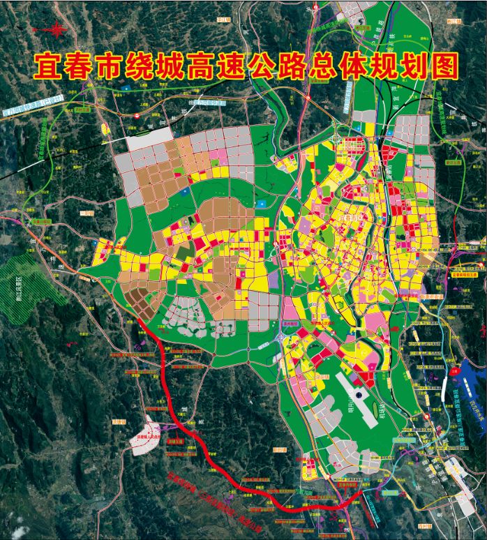 宜春城南详细规划图图片