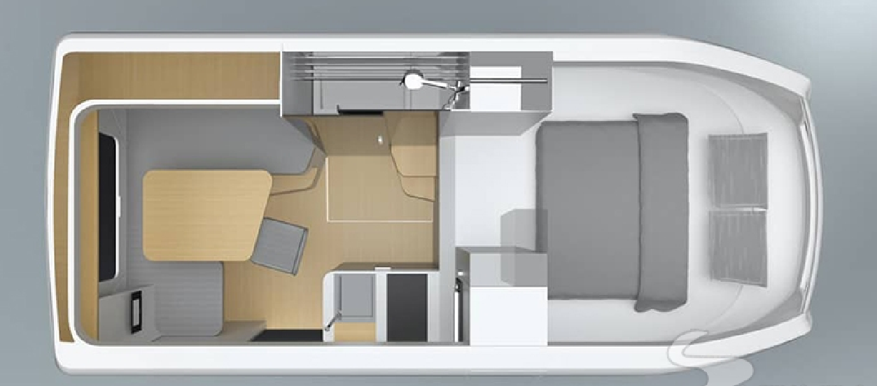 国外皮卡房车的几种布局方式