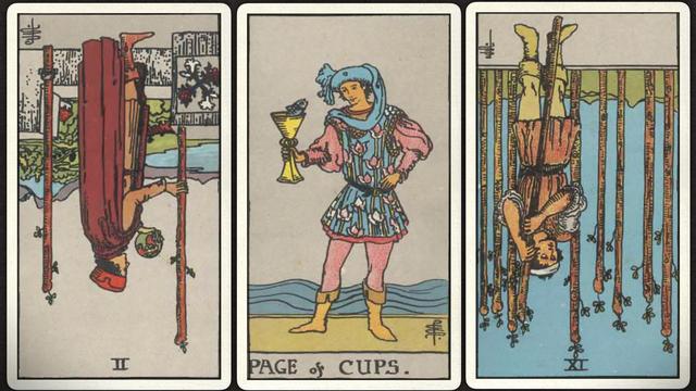 下半年:权杖二- 圣杯侍者  权杖九-解析:上半年工作情况,会让双鱼们有