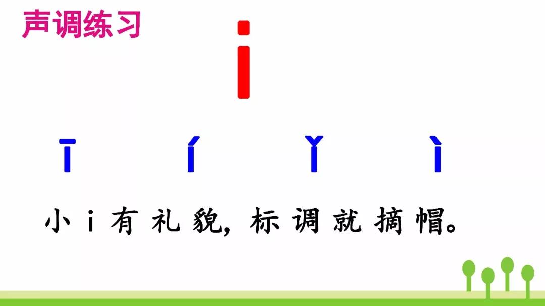 部编版一年级语文上册汉语拼音2《i u ü y w》图文讲解 知识点梳理