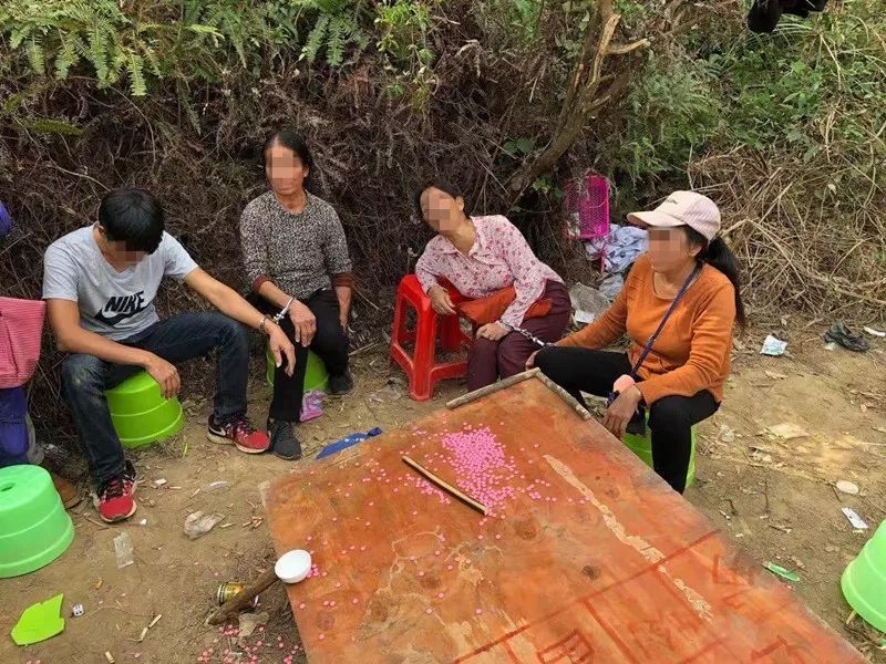 灵山公安的渡江战役跋山涉水都要打掉你