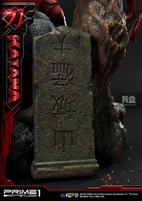 prime1studiodc漫画武士刀katana卡塔娜32寸雕像