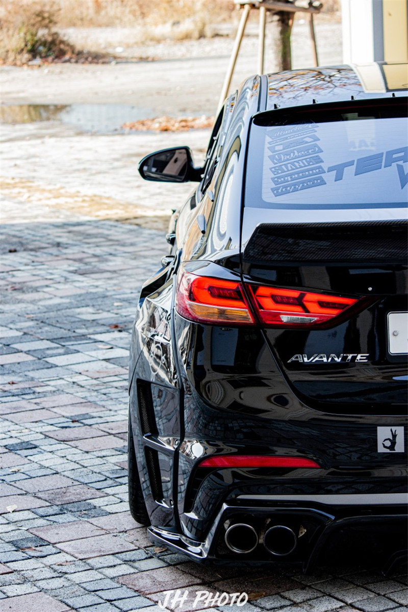 现代朗动改装案例气动避震低趴风格你见过吗