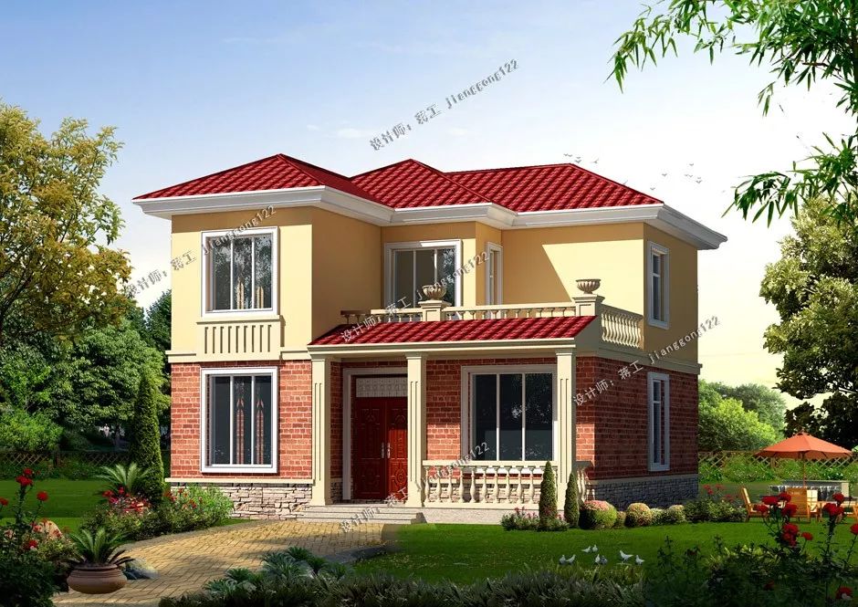 2019年最热门的二层别墅,不仅美观而且实用,每款都是农村的经典