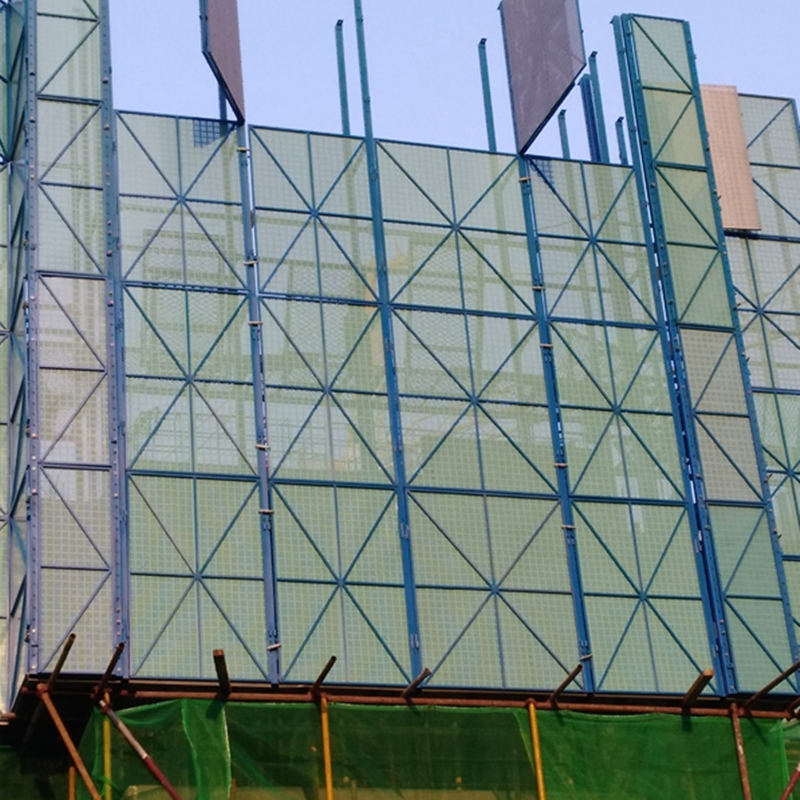 高耸建筑外墙脚手架外架防护网片爬架网