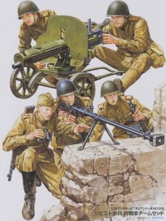 二战苏军装备步兵图片