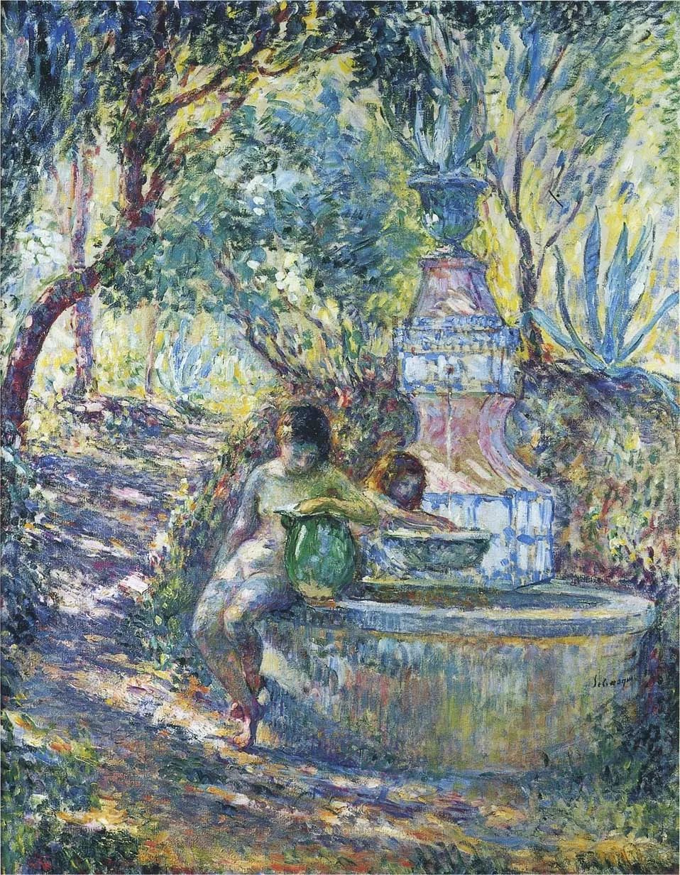 风景篇法国后印象派画家henrilebasque