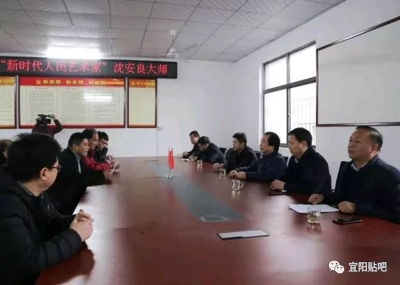 宜阳名人墨香天下文化下乡竹笔书法大师沈安良走进河南宜阳县白杨镇