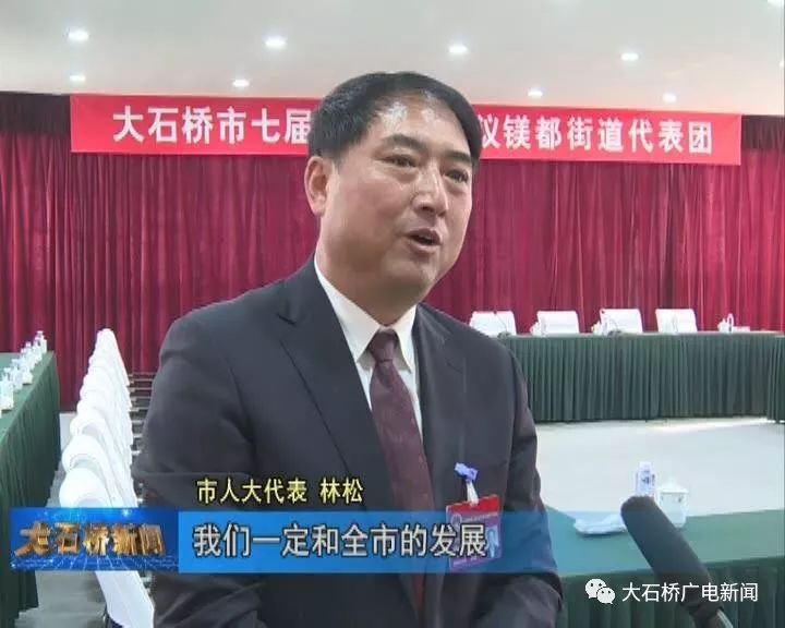 市人大代表 林松作为新组建的镁都街道,我们一定和全市的发展同呼吸共