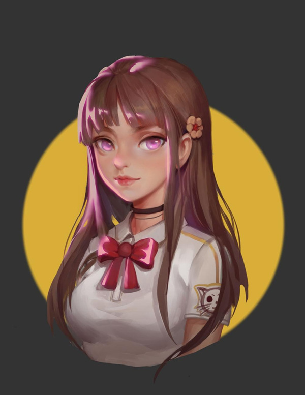 原画人插画教程简单易学的q版头像画法