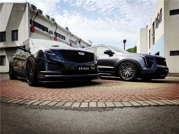 airbft李洋分享凯迪拉克xt5与xt4改装底盘升降效果