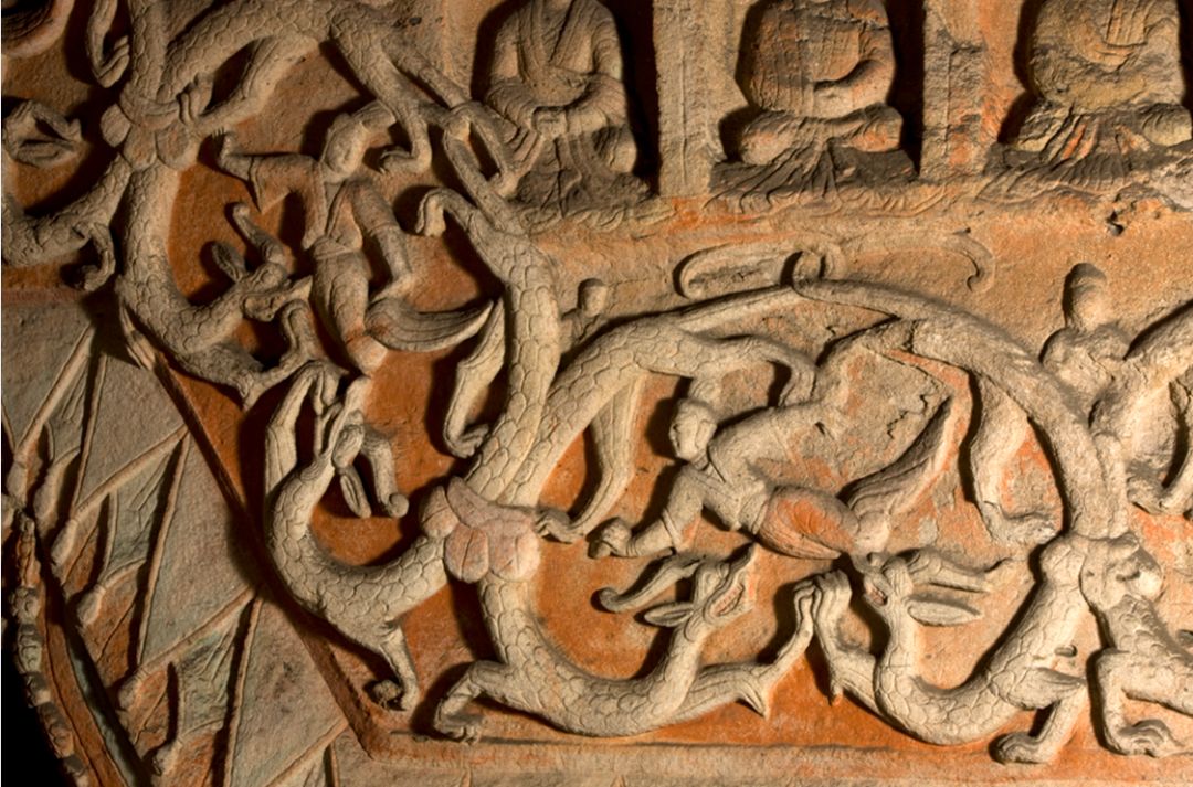 北魏平城一人二龙图案的渊源与流变研究