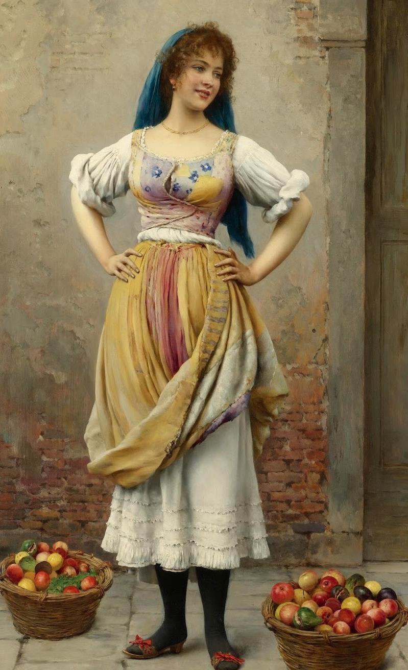 19世纪欧洲的平民生活——意大利著名画家尤金·布拉斯