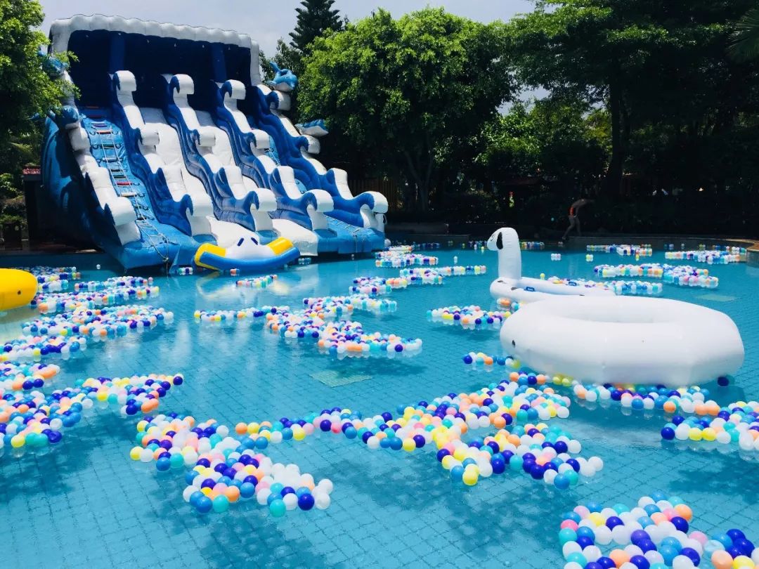 更是让您的宝宝乐不思蜀户外泳池,海洋球等水上滑道,海盗船,儿童水上
