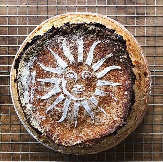 烘焙圈子艺术面包面包整形整出的花花世界养眼也养胃