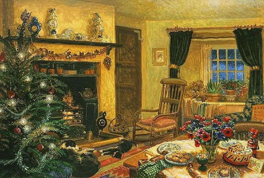 温馨的家英国画家stephenjohndarbishire