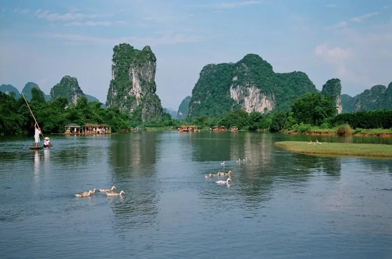 阳朔遇龙河 骆驼过江·青厄渡 网络图片