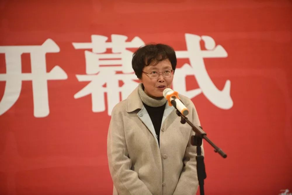 孫副區長宣佈展覽開幕最後,富陽區人民政府副區長孫潔宣佈