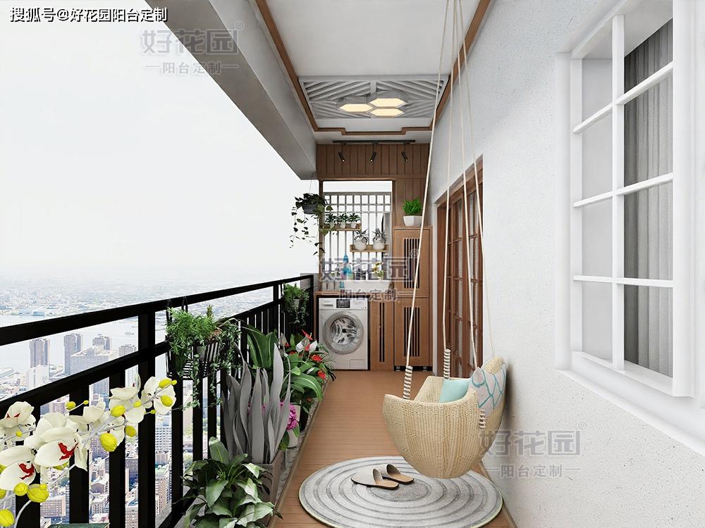惊了超长阳台这样隔断一个变俩