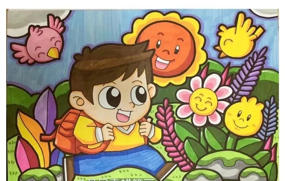 超实用的儿童简笔画素材,这配色也太绝了,赶快收藏备用~_颜色