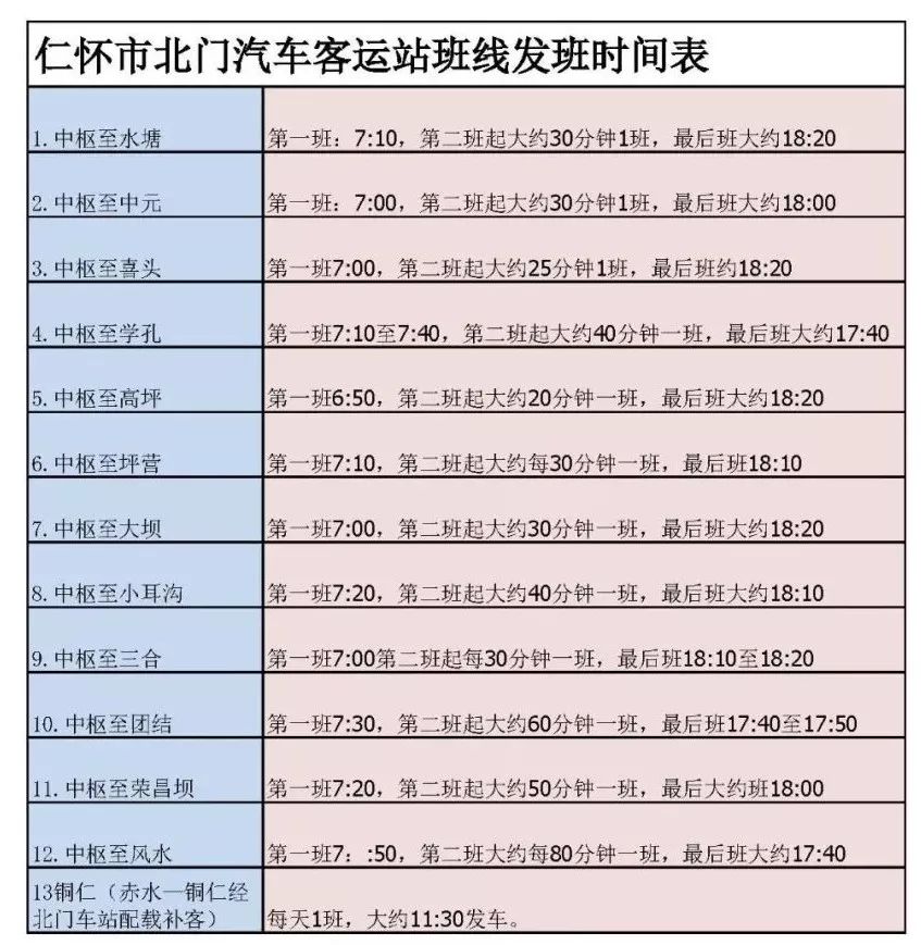 汽车时刻表客运站图片