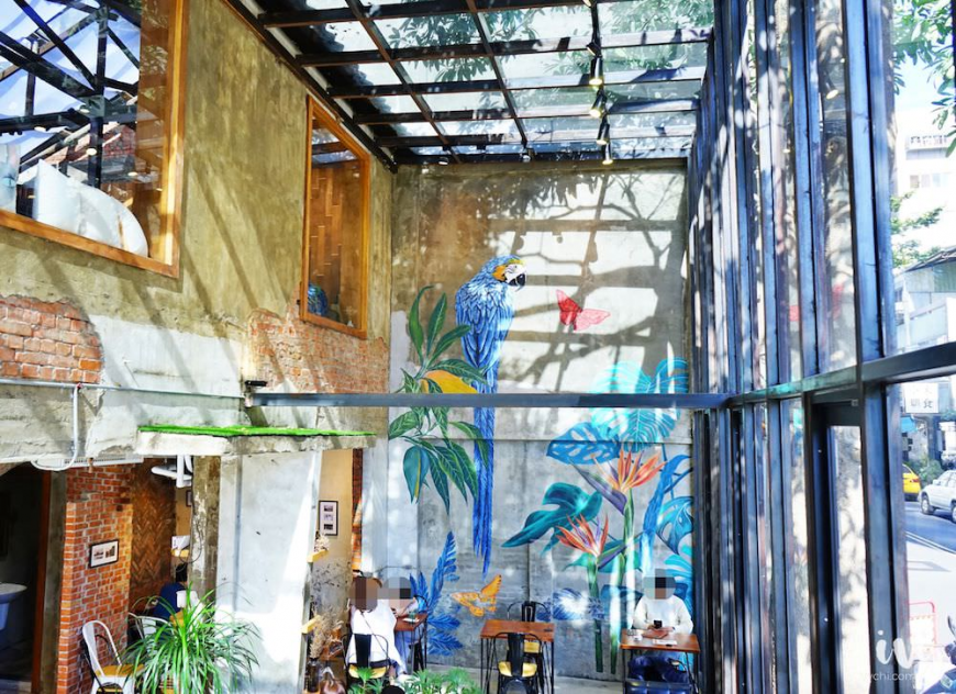 超美ins打卡墙就隐藏在台中老宅中摆盘和份量都让人非常的满足