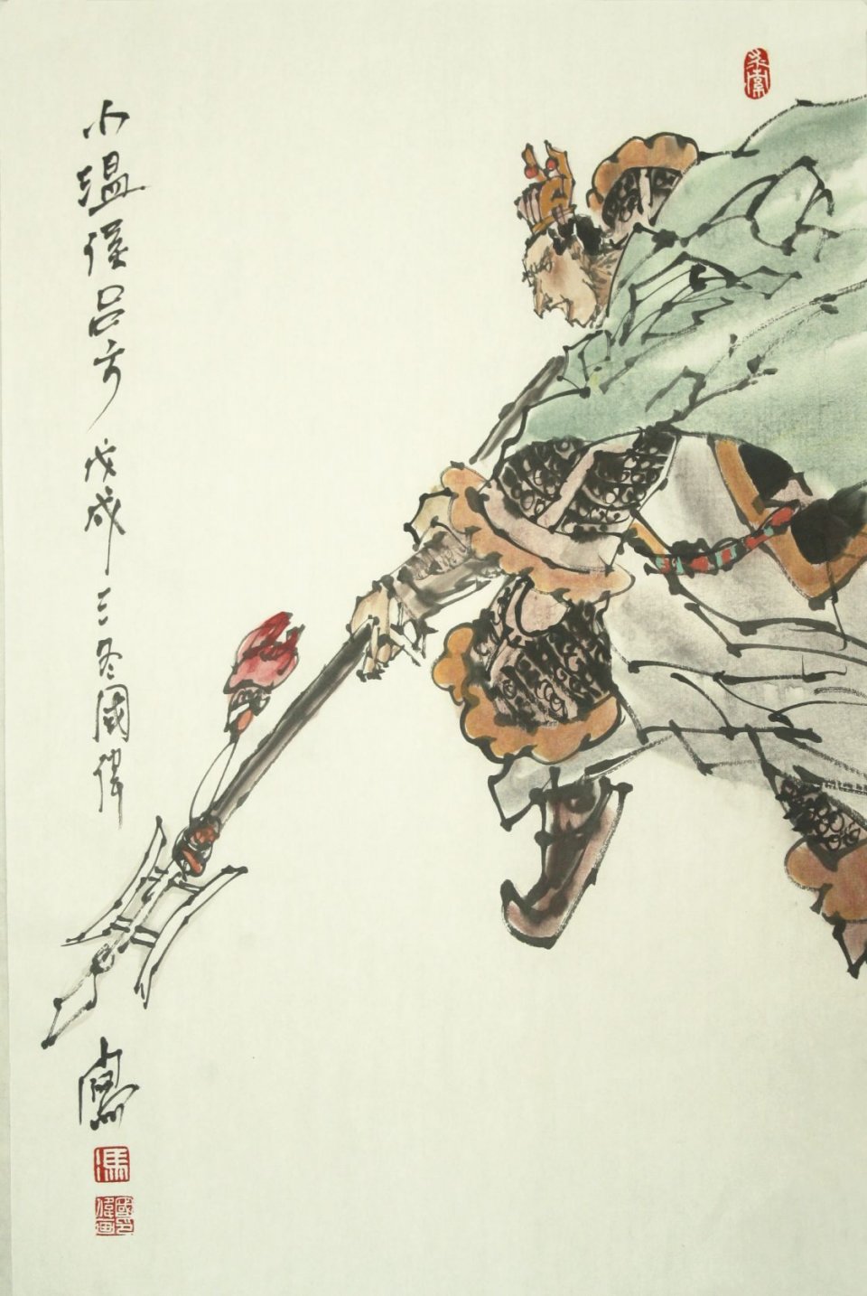 群英谱画家冯国伟笔下的梁山好汉