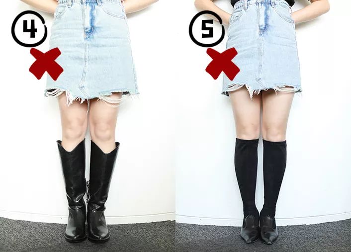 腿粗腿短腿不直怎么选靴子