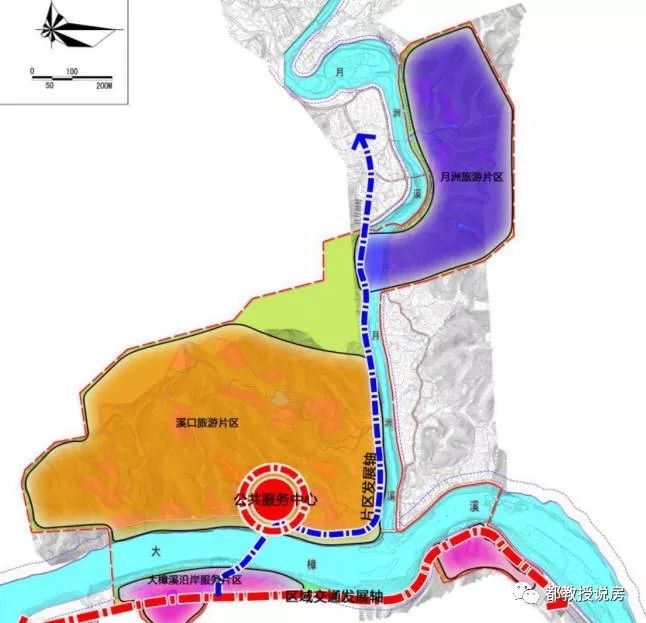 永泰县嵩口镇月洲-溪口片区控规公示,打造生态型田园旅游综合体_规划