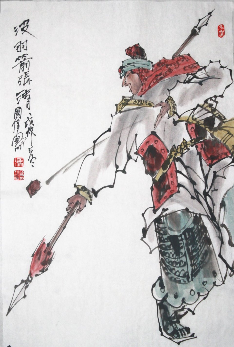 群英谱画家冯国伟笔下的梁山好汉