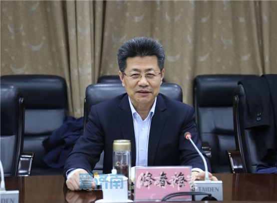 下午,济南文旅发展集团有限公司董事长修春海一行到访长清,就济南市