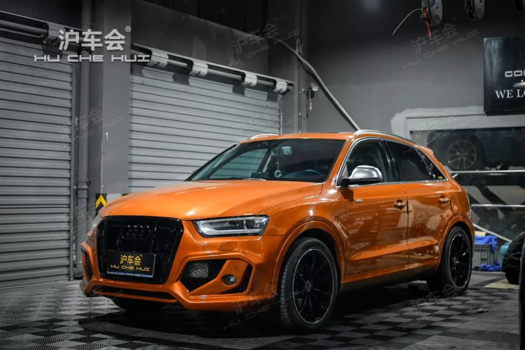 奥迪q3改装kw避震abt包围锻造轮毂