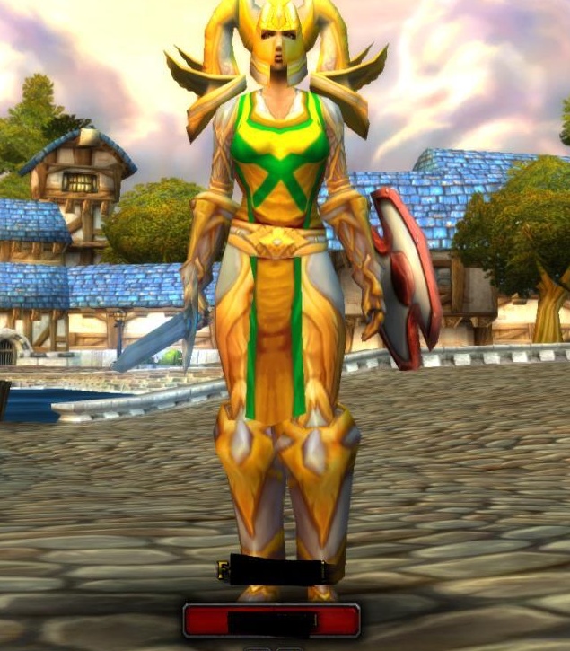 魔兽世界:圣骑终于集齐t1套,手持碧空之歌,这只是为了梦想!