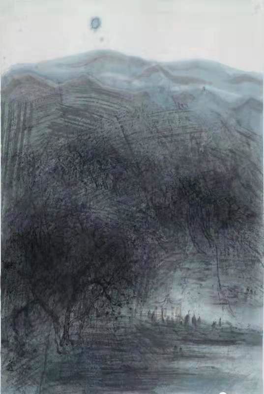 trouton北方纸上油画40x50cm2017冯中起158-382㎡火热招商