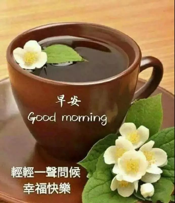 星期四最新漂亮早上好动态美图鲜花带字早晨好幸福暖心的问候表情图片