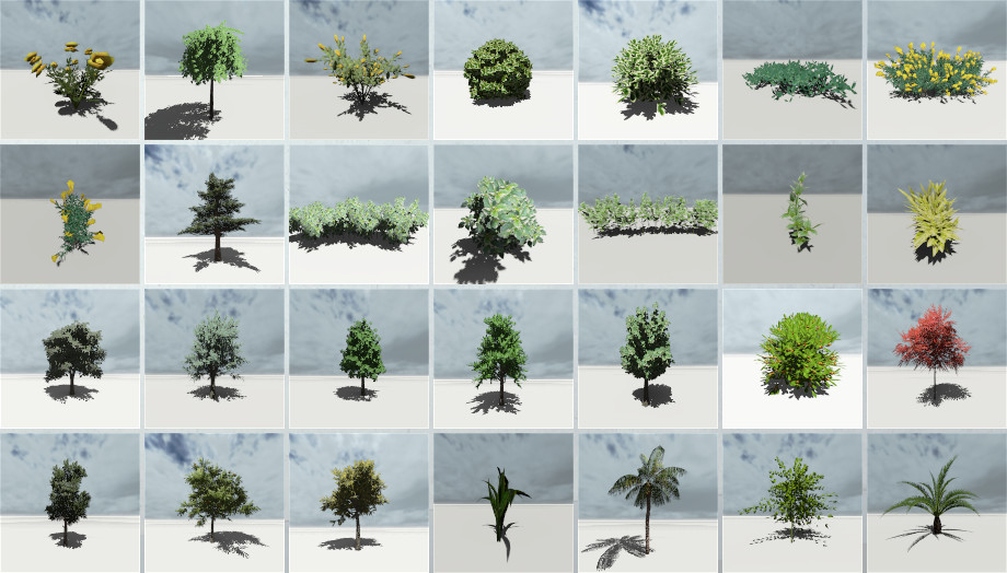 植物中即可找到打开lumion之后点击放置—然后找到植物—点击植物扩展