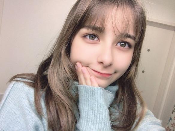 她就是我的初恋混血神颜美少女岚莉菜美照赏