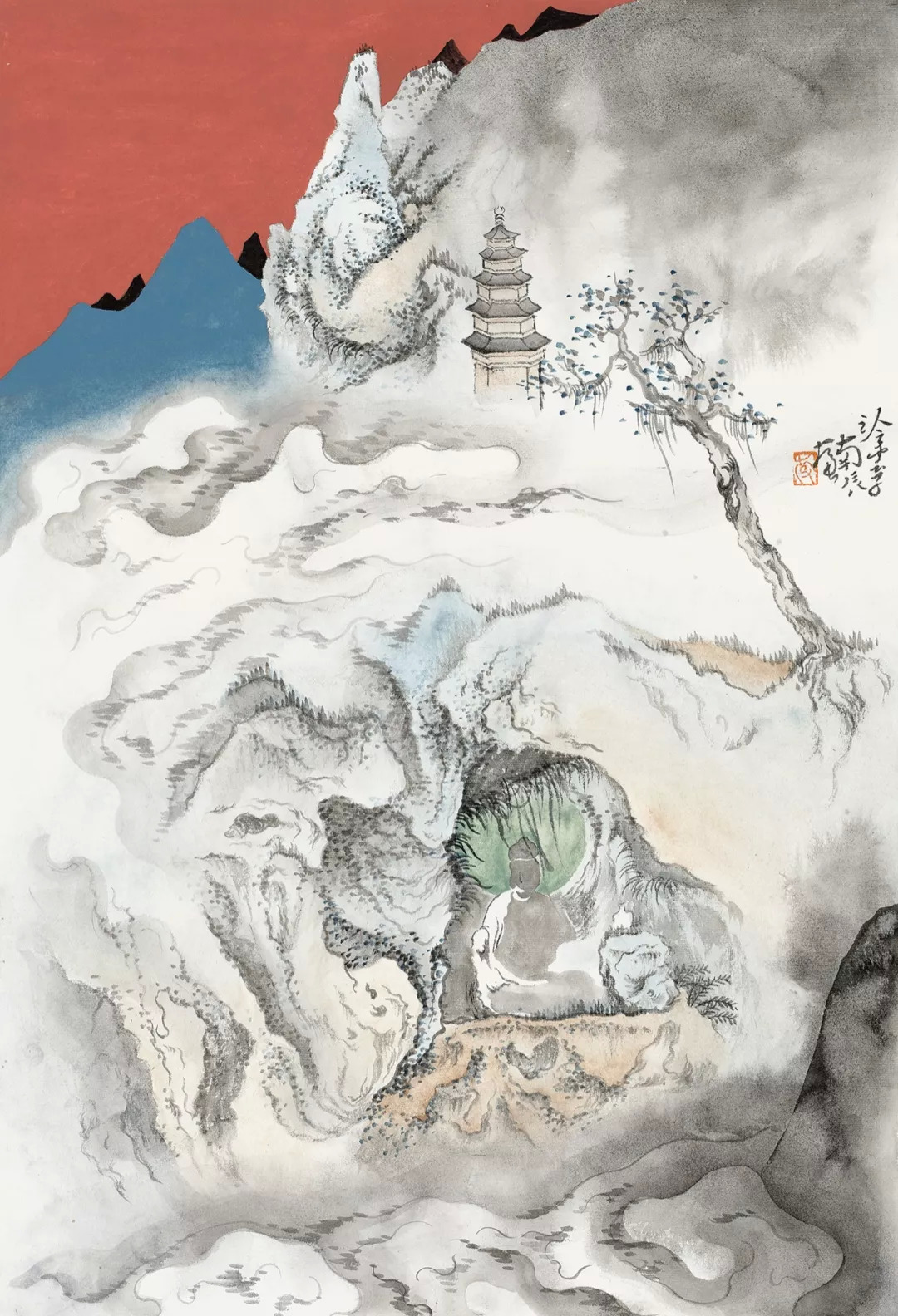 青山如许李南辰中国画作品巡回展莱芜站