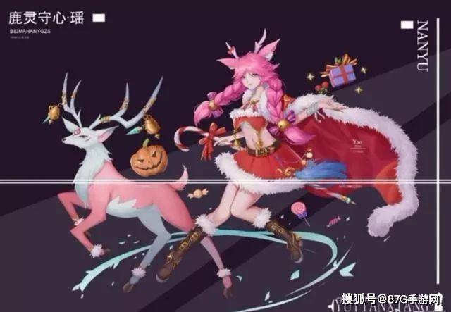 原创王者荣耀:玩家自制圣诞皮肤,关羽出乎意料,虞姬枪战风格!