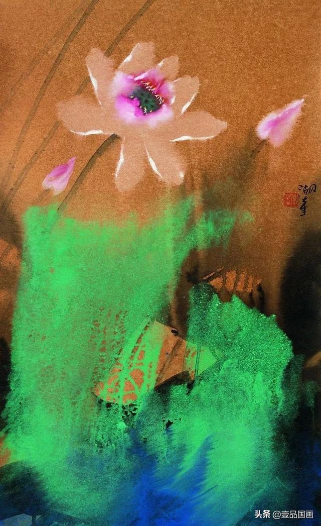 林湖奎笔下的花鸟鱼虫飞禽走兽有一种空灵飘逸之感