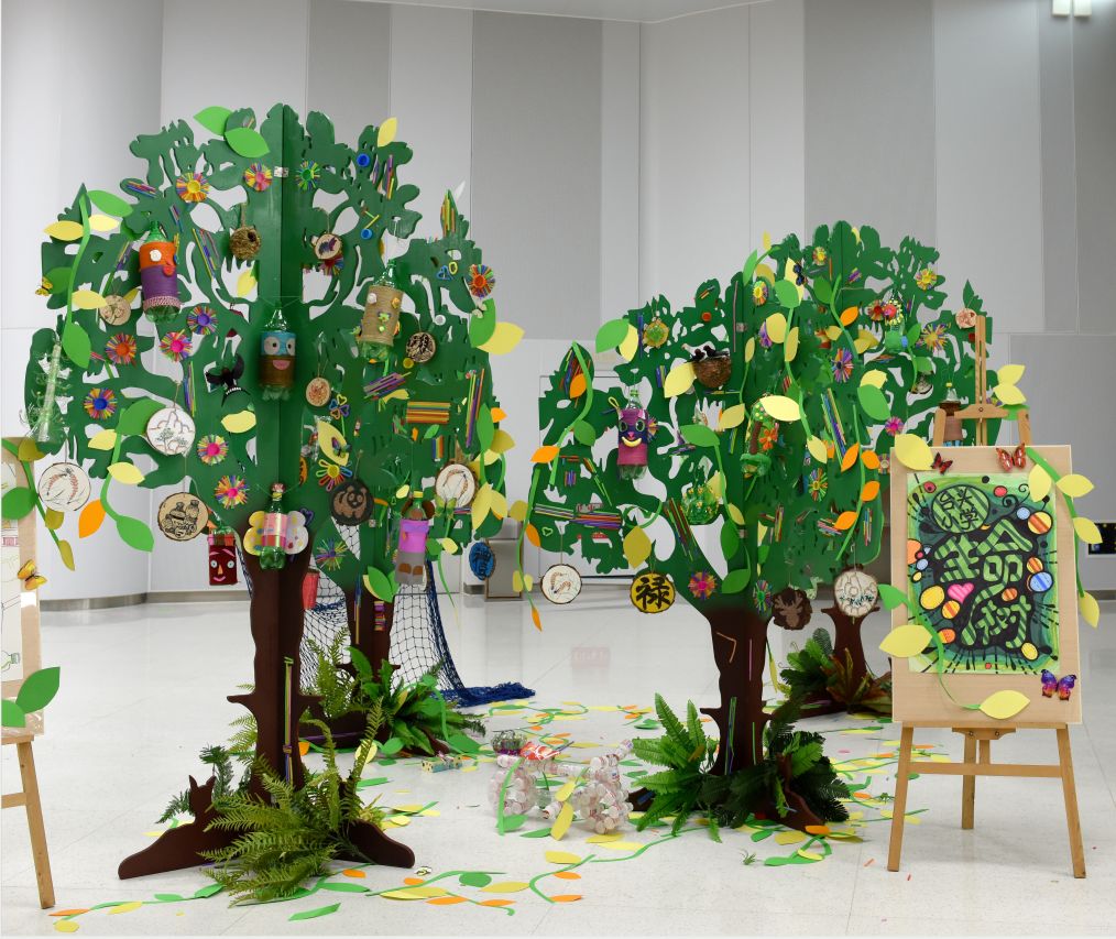 新区师生的这些装置艺术品绝了!_作品