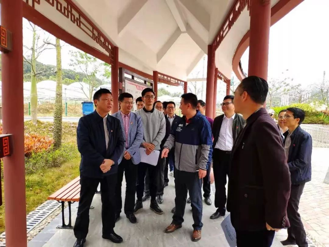 文明实践龙门县领导带队到蓝田乡上东村开展新时代文明实践中心试点