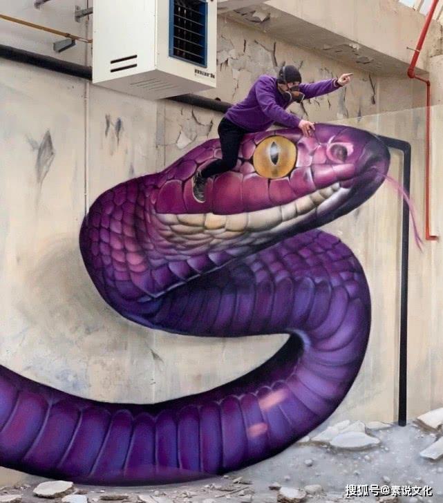 原创国外创意3d彩绘作品,艺术和灵感的结合,充满着奇妙的想象力