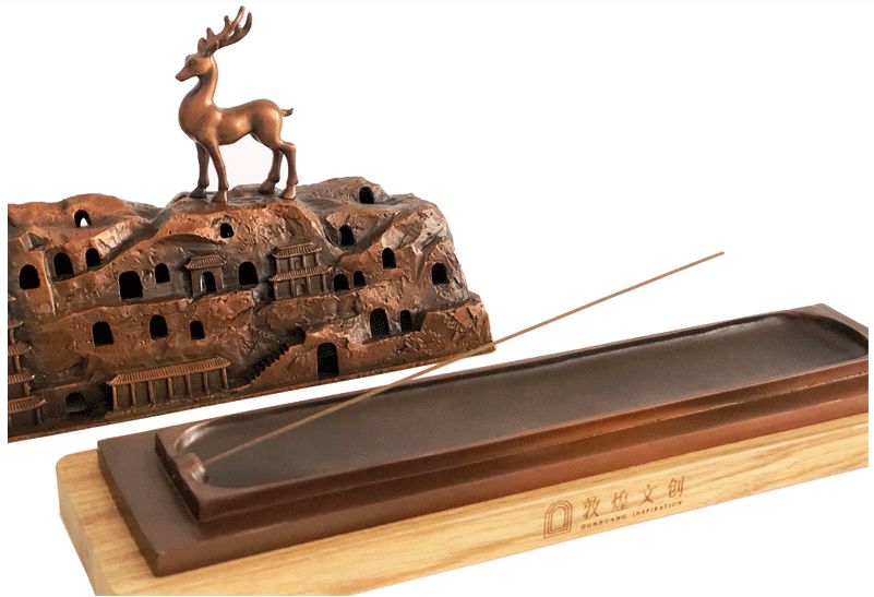 敦煌文创九色鹿香炉在悠然的香气中安静阅读静坐修禅