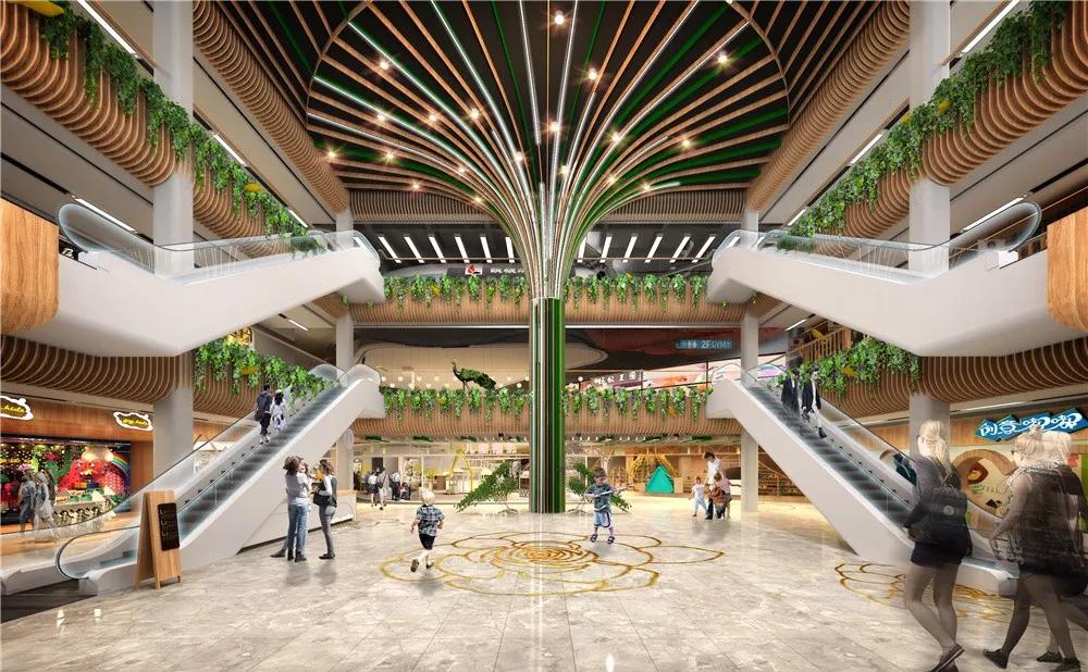 深圳宝安大仟里购物中心设计赏析:打造绝美中庭超级吸睛