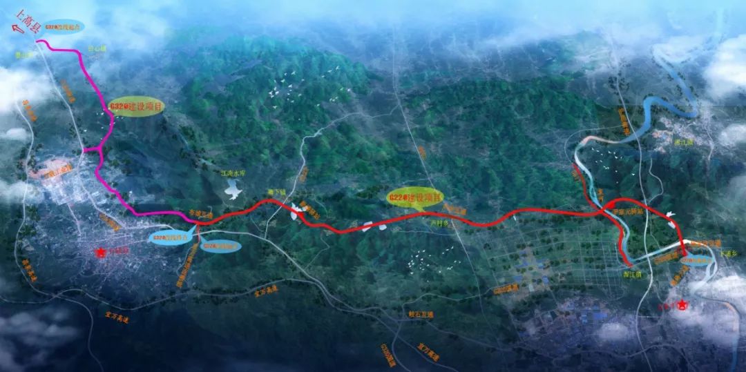 宜万同城快速通道是宜春市2018年开工建设的10条旅游公路之一,系省,市