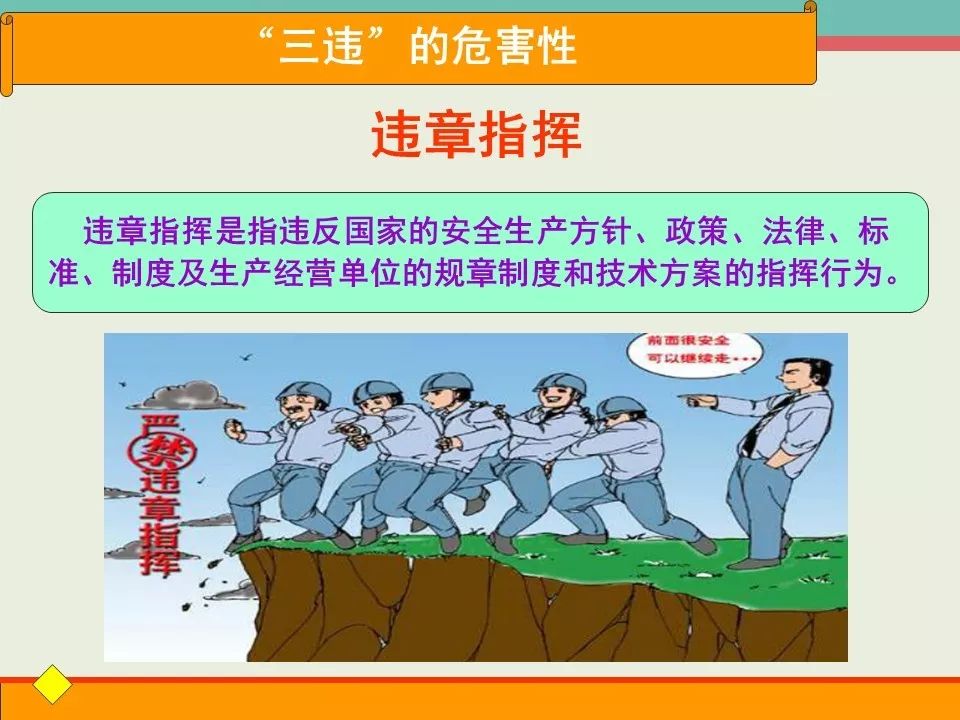 "三违"危害性培训|ppt