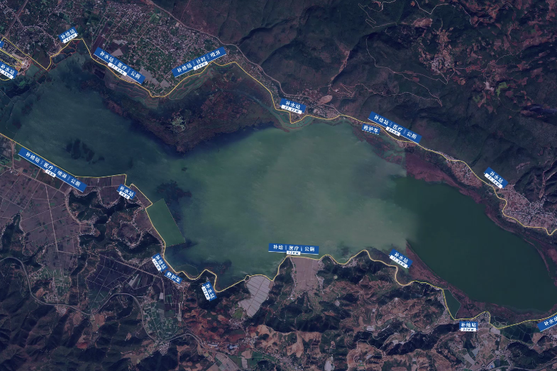 石屏异龙湖环湖马拉松赛道解析之全马赛道