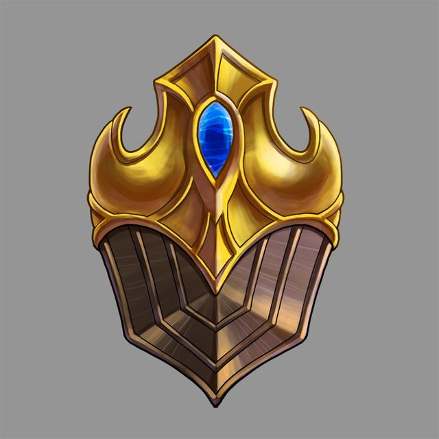 王者盾牌的绘画技巧!想要从事绘画行业的一定要看看_颜色